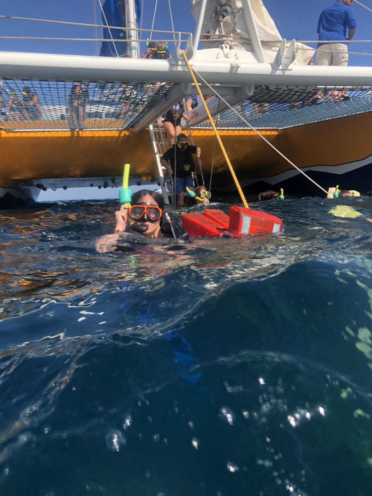 Snorkeling over the Antilla Shipwreck in Aruba