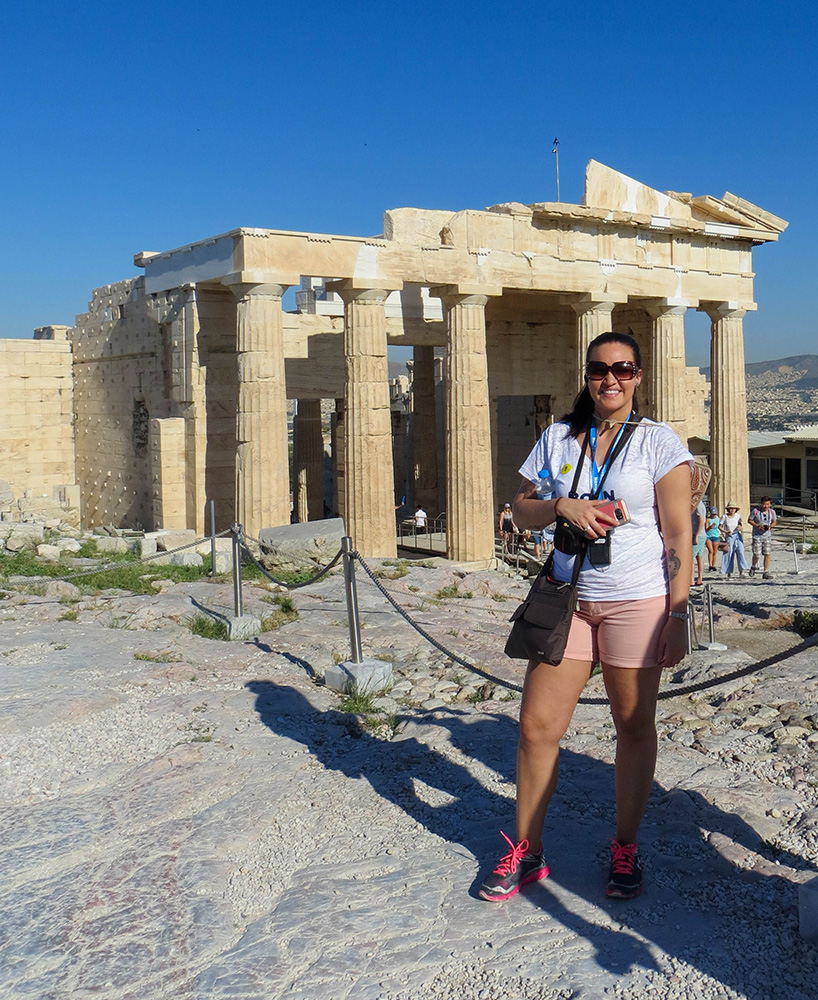 The Acropolis in Athens Greece