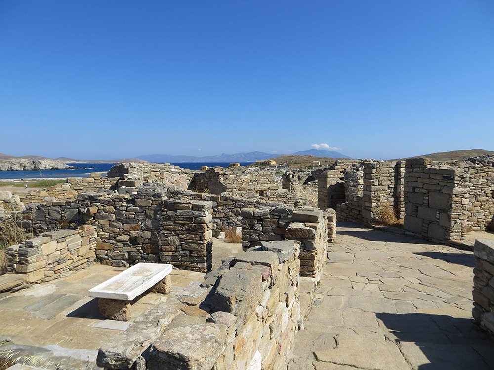 ancient ruins at Delos