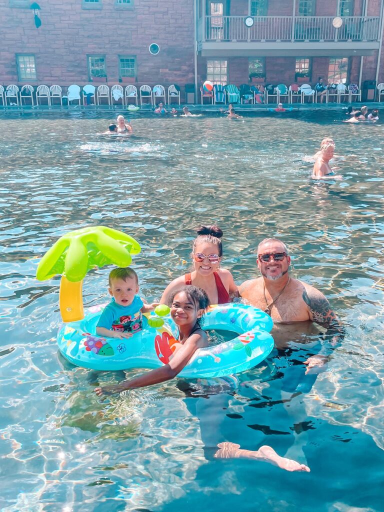family at the glenwood hot springs pool