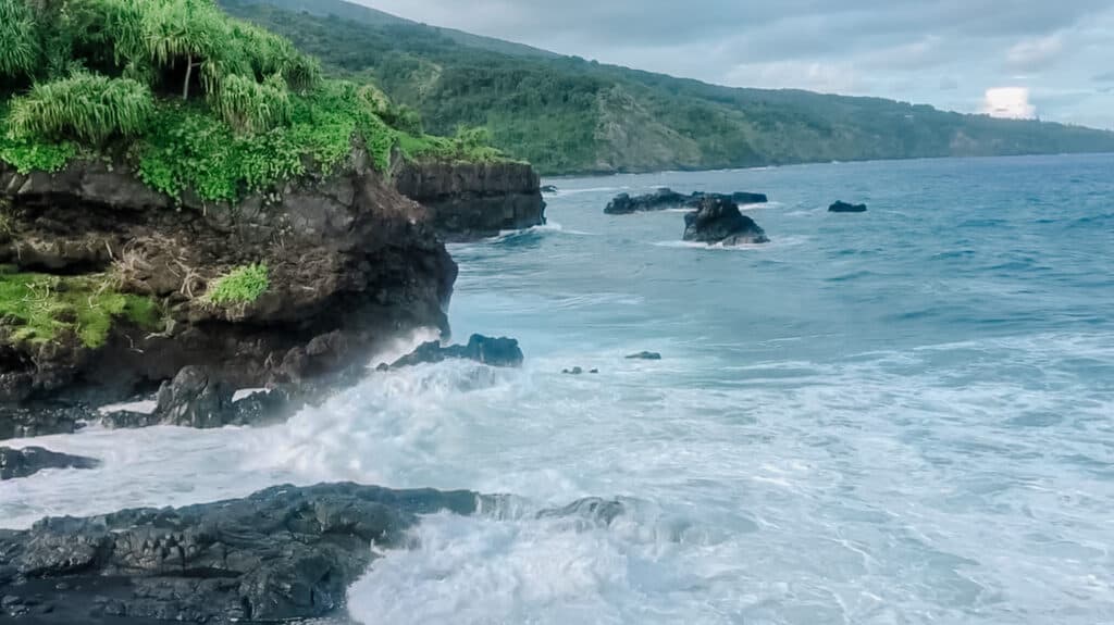 the ocean in Haleakala National Park