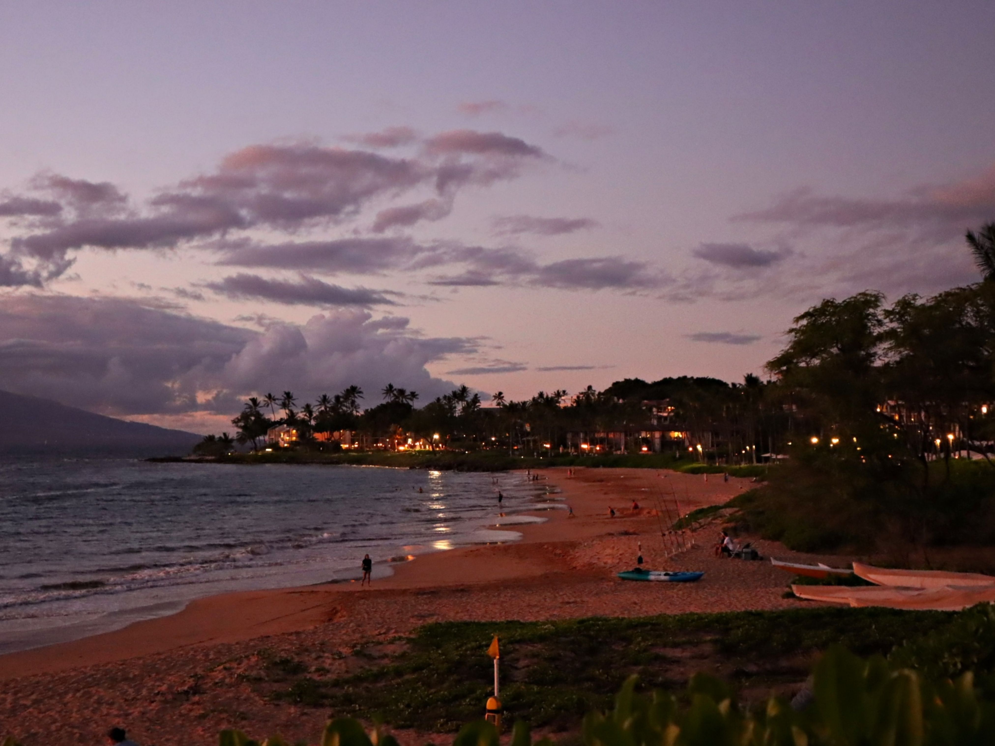 Wailea Beach at Sunset