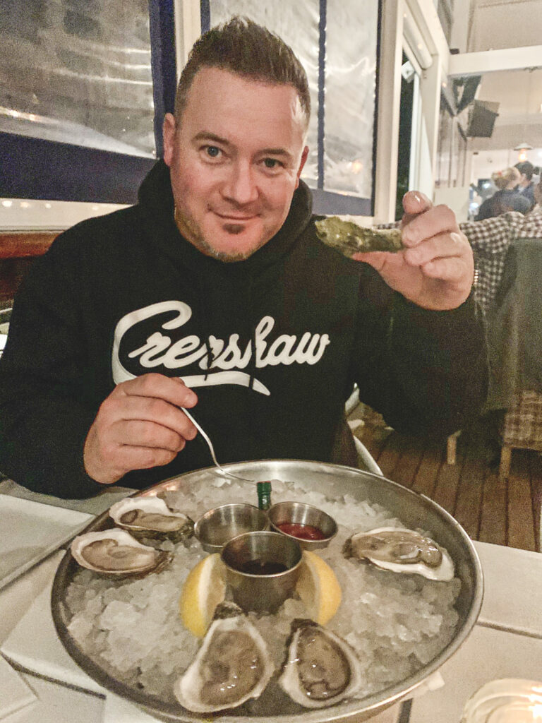 oysters at Red 36 in Mystic CT
