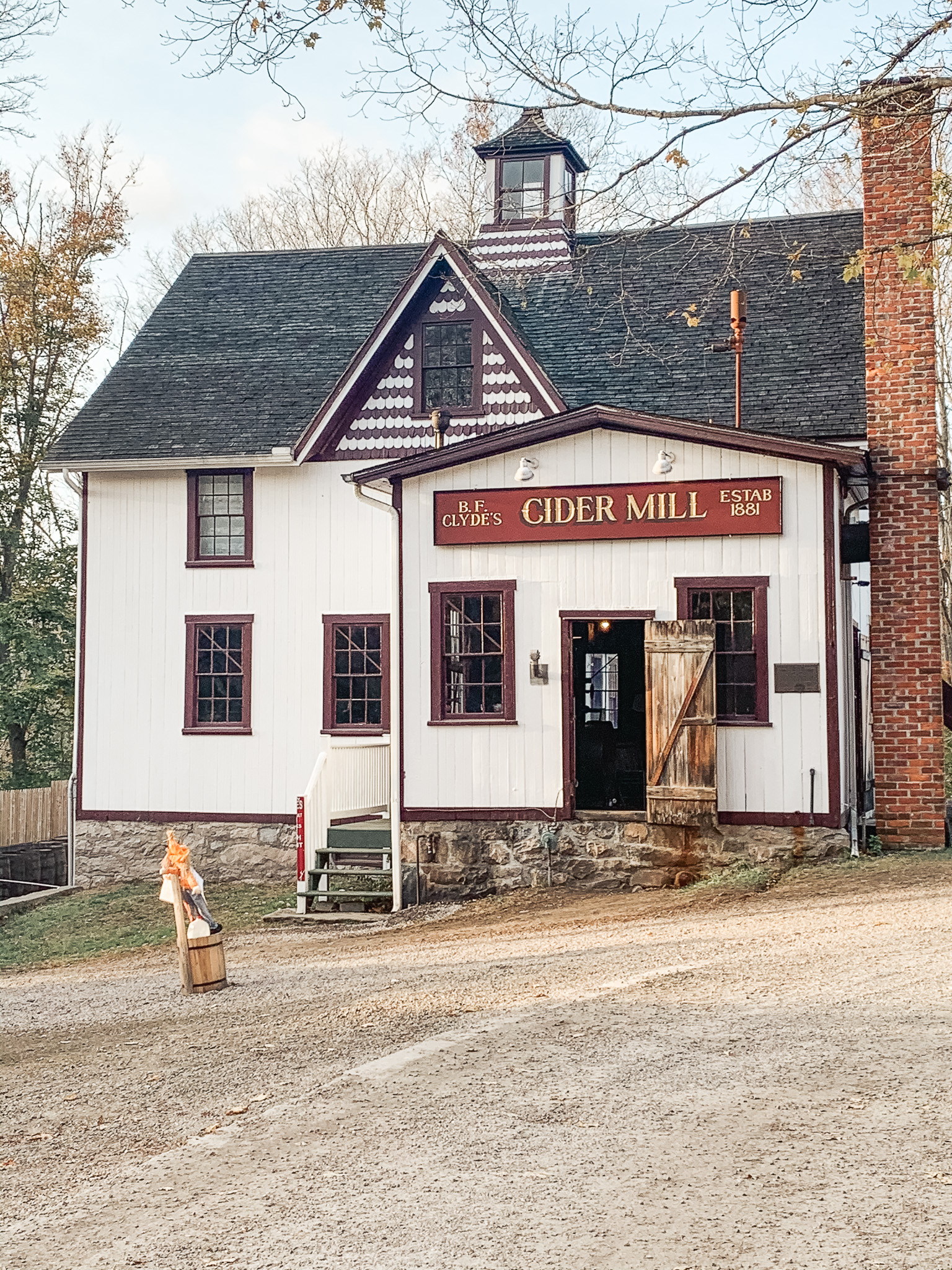 BF Clyde's Cider Mill is definitely worth visiting in Mystic CT