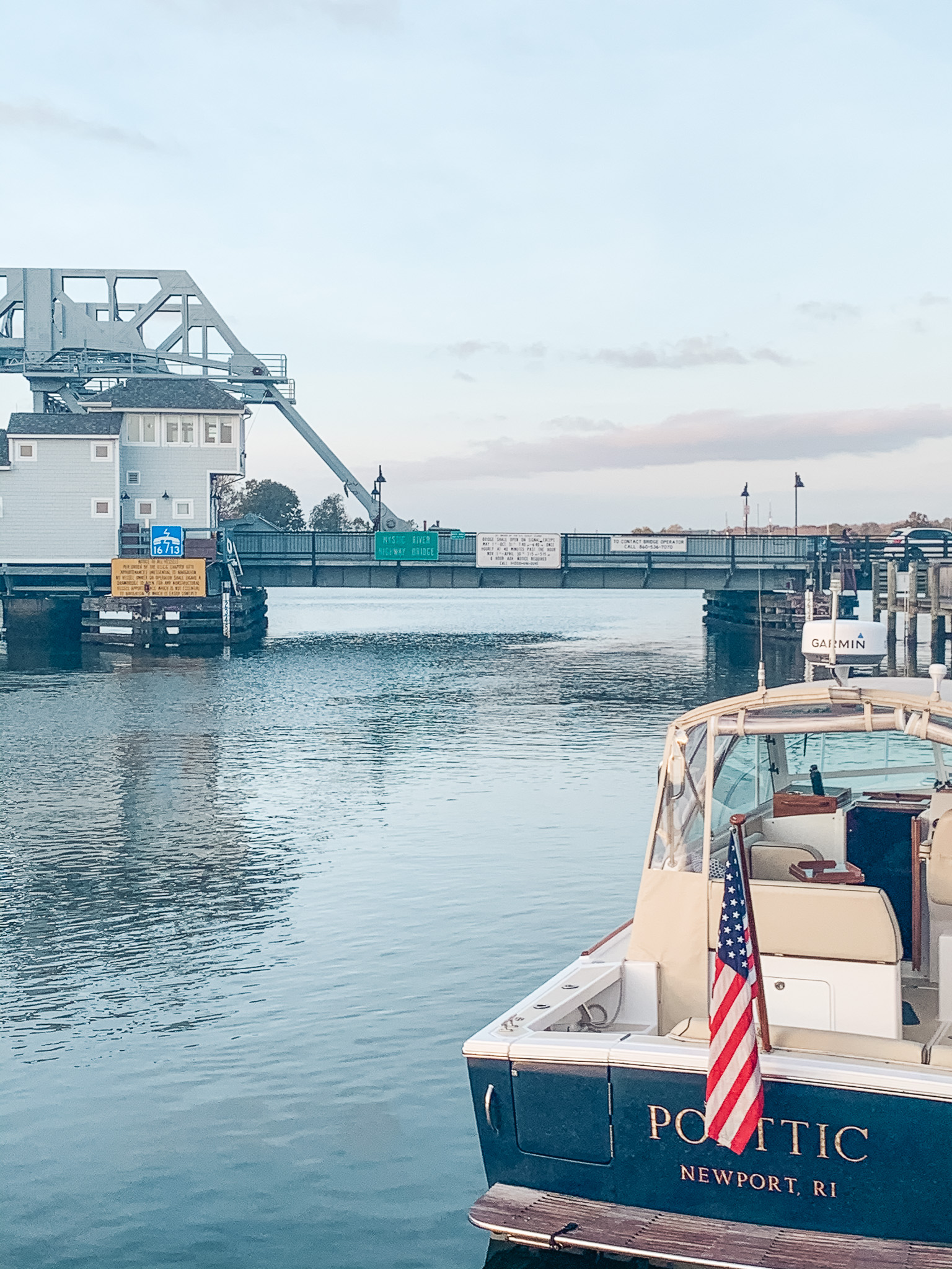 Mystic's working drawbridge is one of its most popular attractions