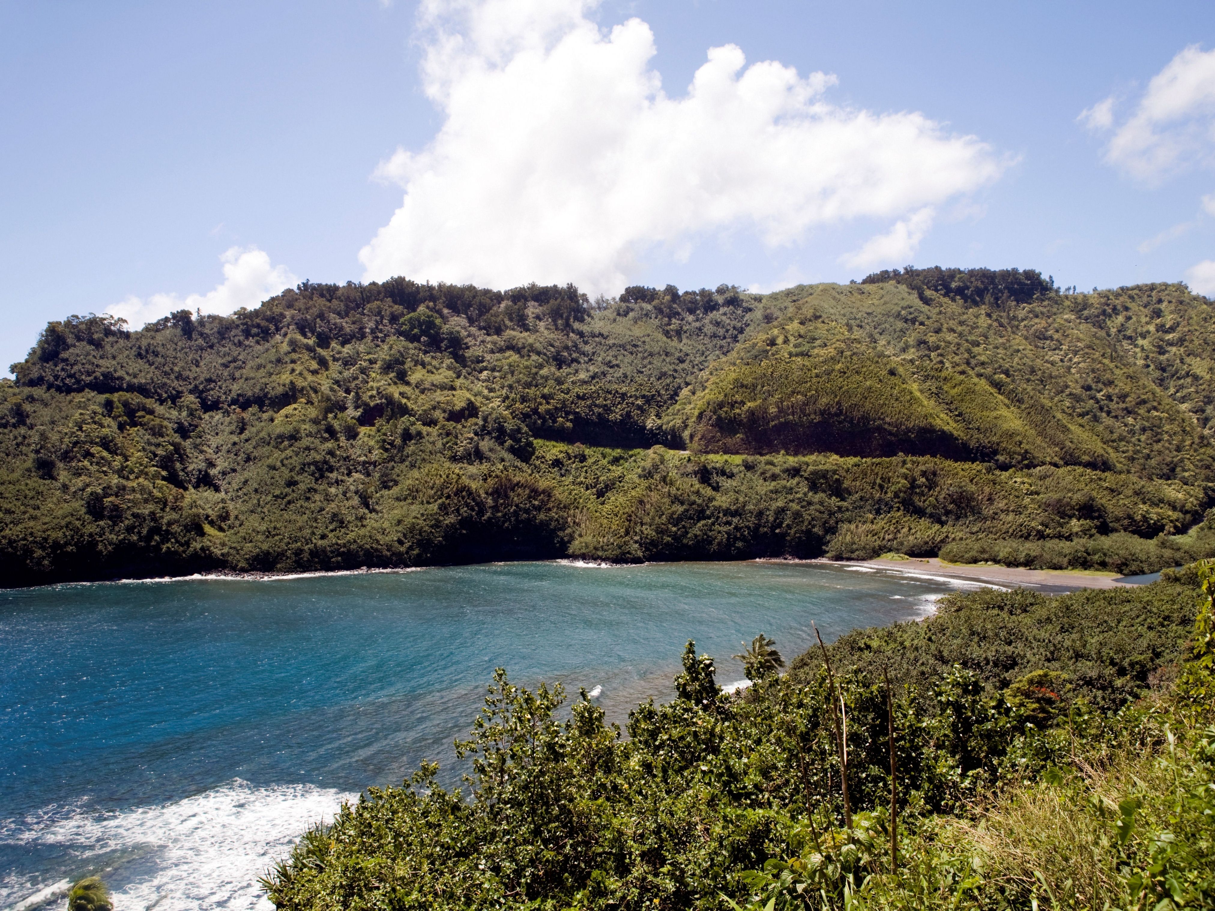 Honomanu Bay Lookout is one of the stops on the Road to Hana