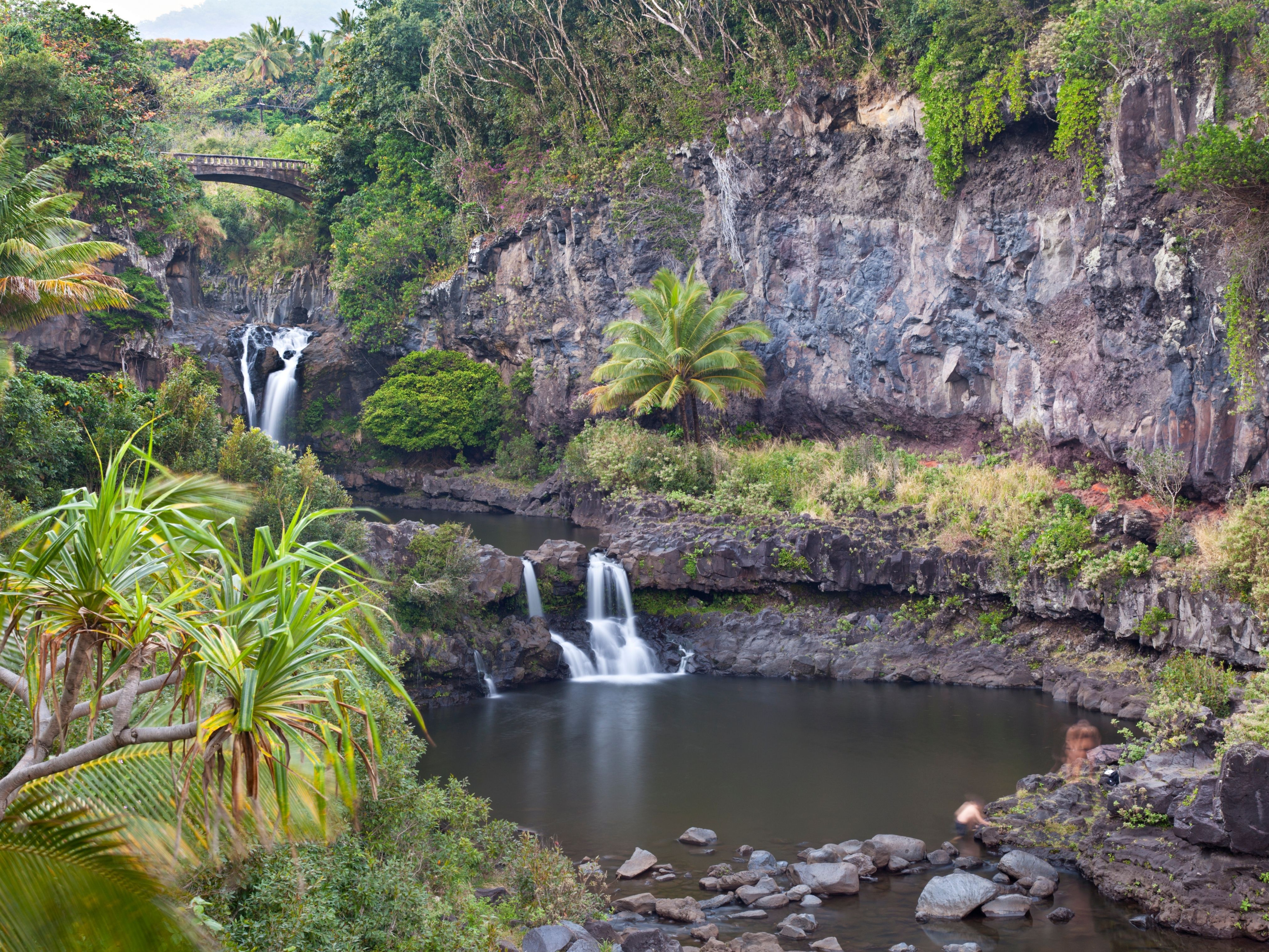 the Seven Sacred Pools in Haleakala National Park