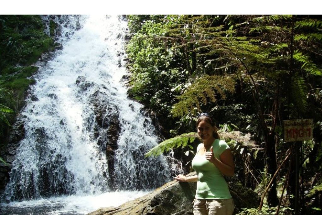 waterfalls in Bwindi Impenetrable Forest Uganda