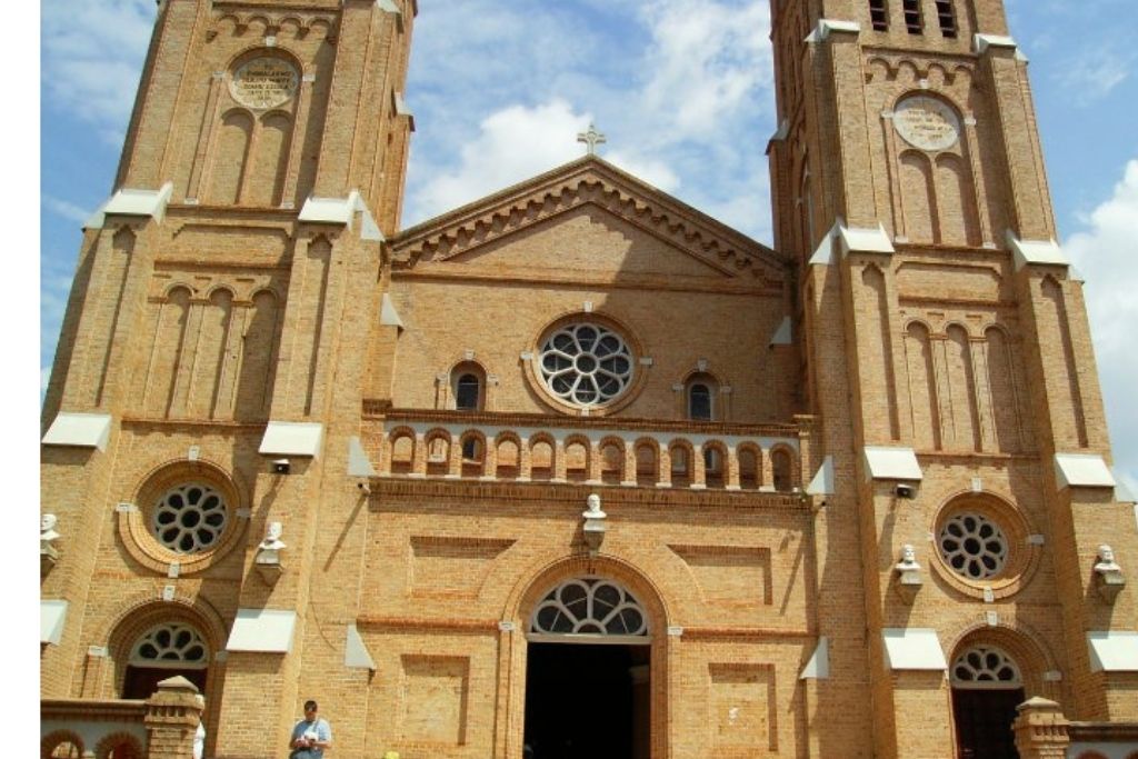 Rubaga Cathedral is a popular tourist attraction in Uganda Africa located in Kampala