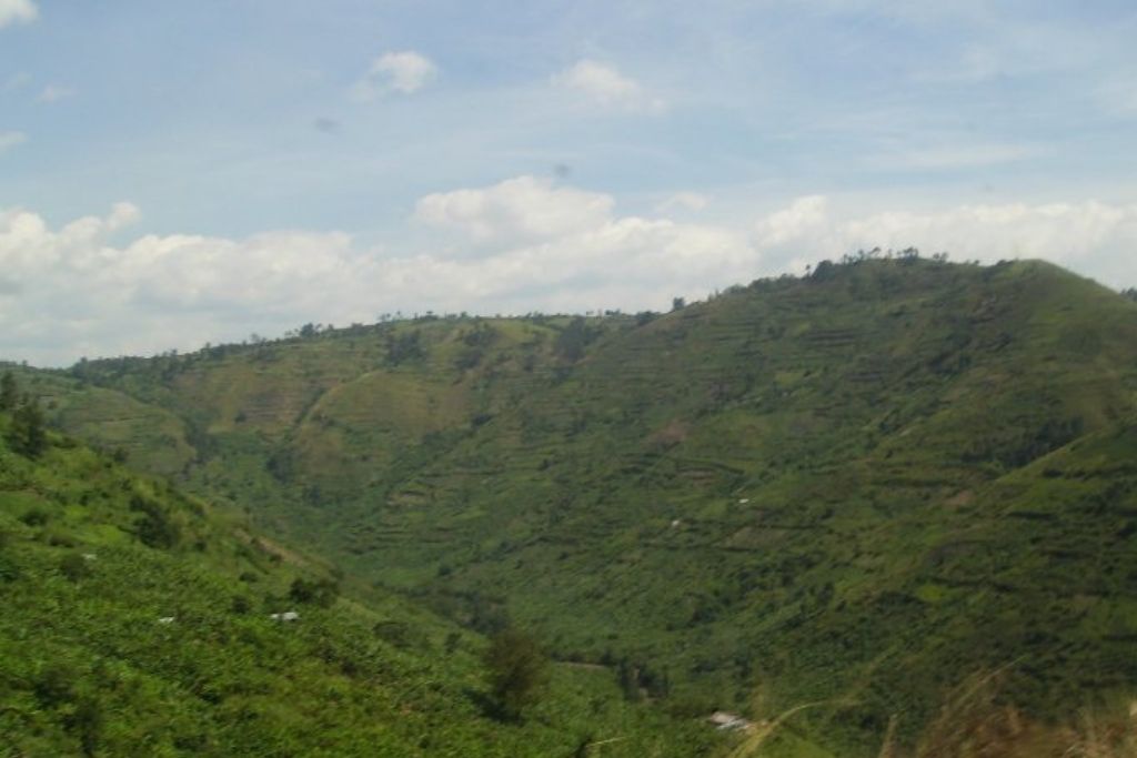 Rwenzori Mountains are part of the east African rift valley in Uganda