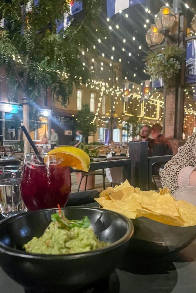 dinner and drinks on Larimer Square