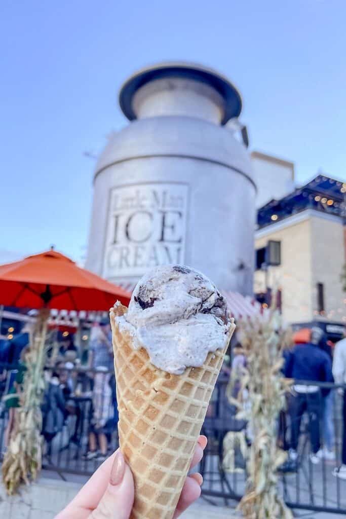 an instagram worthy spot in denver colorado - the iconic milk jug at little man ice cream