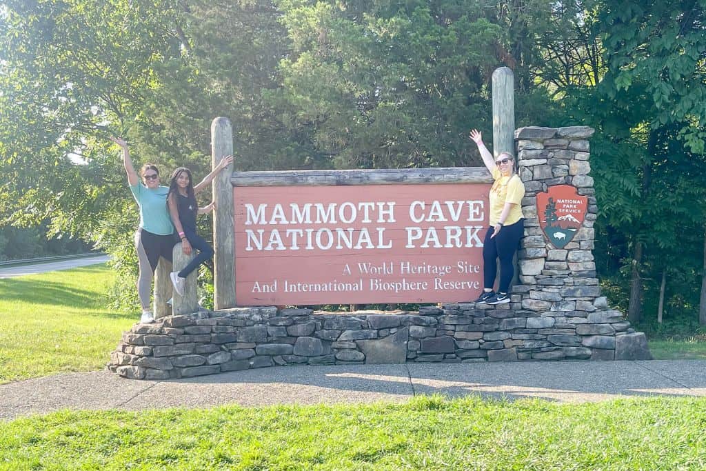 Mammoth Cave National Park Entrance Sign