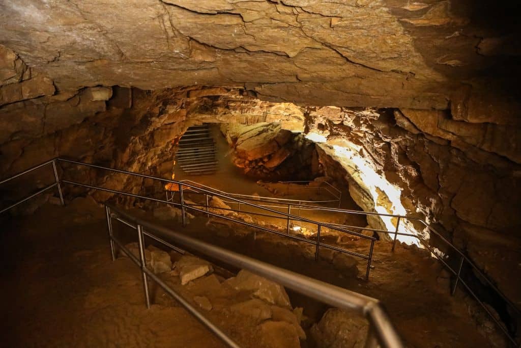 an interior photo of Mammoth Cave