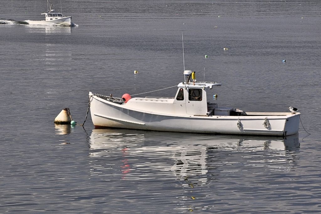 lobster boat in the Casco Bay