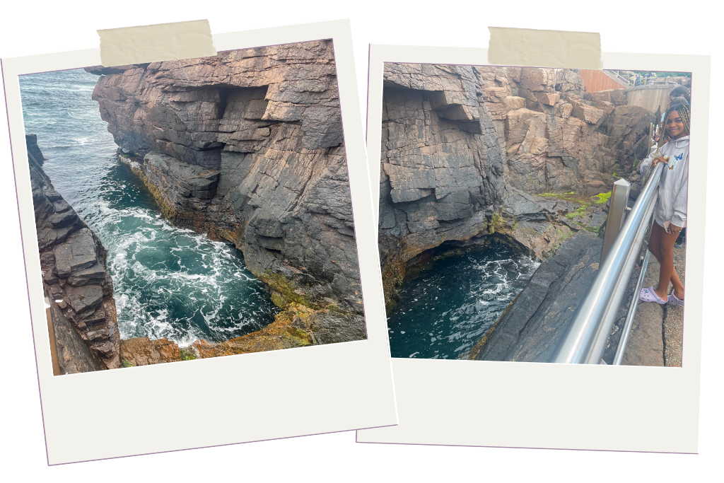 Views of Thunder Hole in Acadia National Park